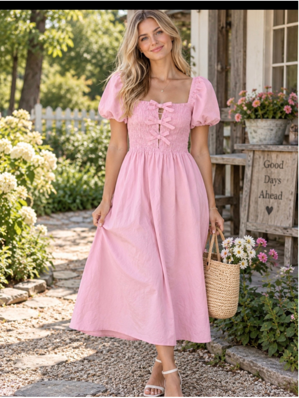 Women's ASTR The Label Pink Midi Dress Size L